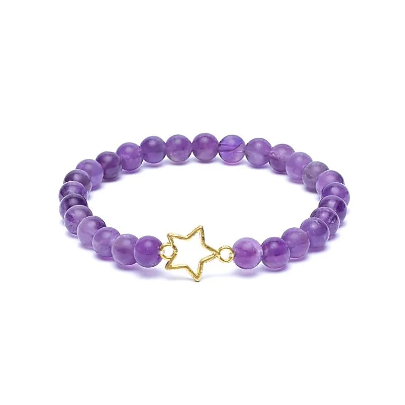 Amethist armband sterbedel