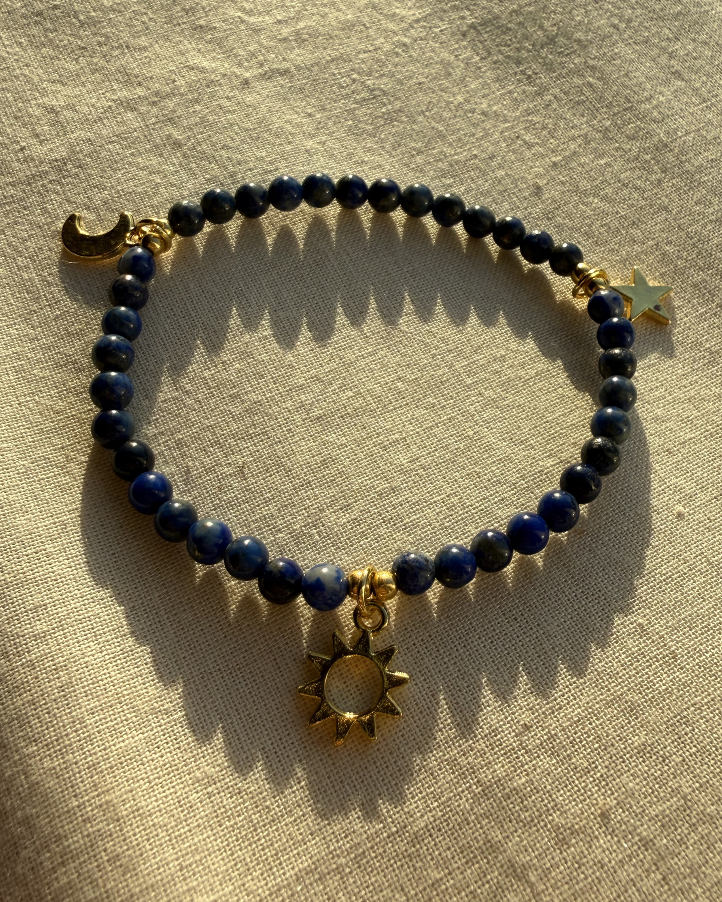 Lapis Lazuli armband 4mm
