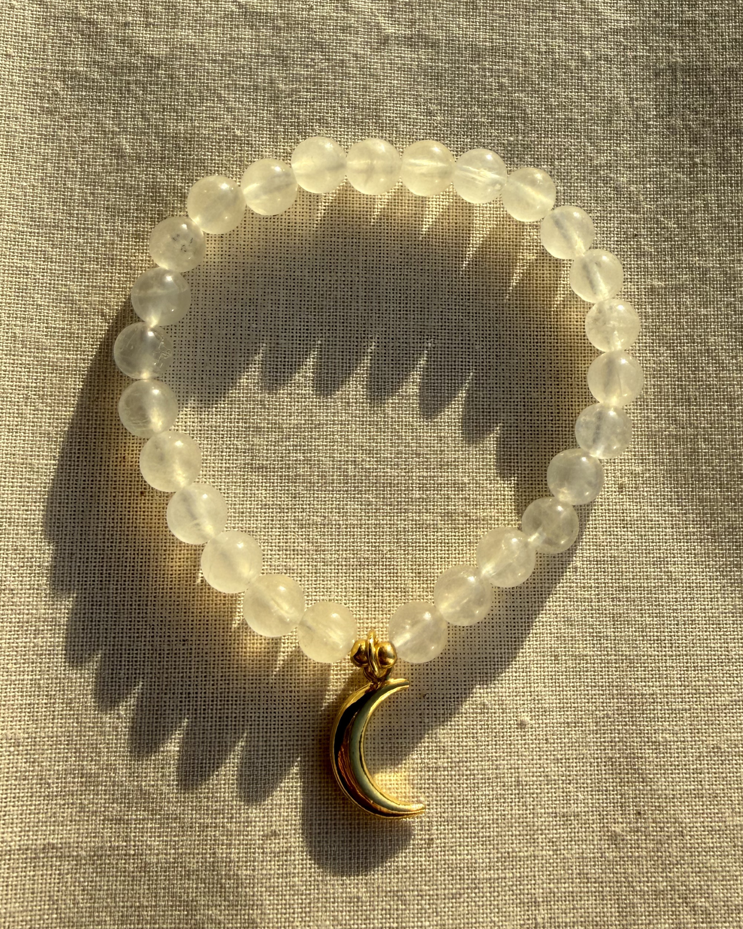 Maansteen armband 6mm