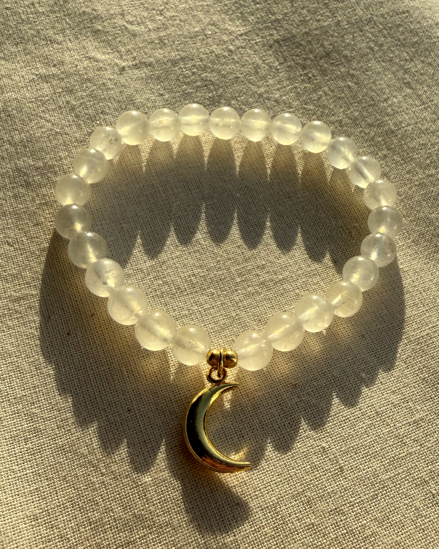 Maansteen armband 6mm
