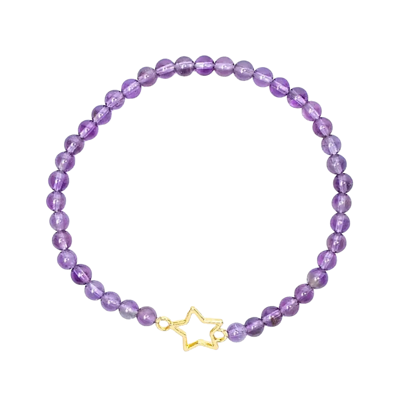 Amethist armband sterbedel