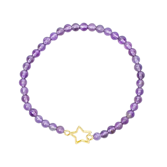 Amethist armband sterbedel